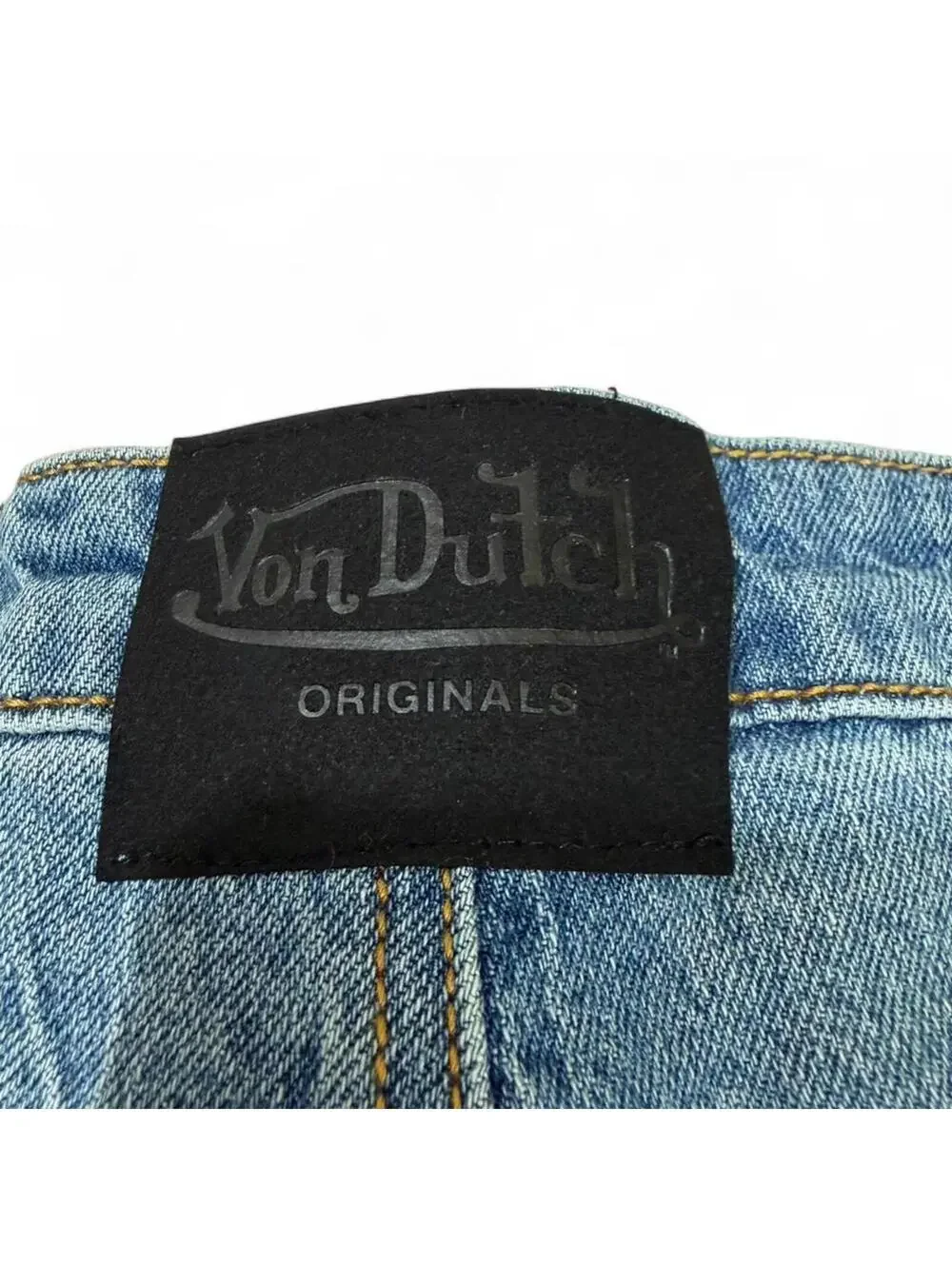 Von Dutch original y2k style baggy jeans with cool print - Picture 6 of 8